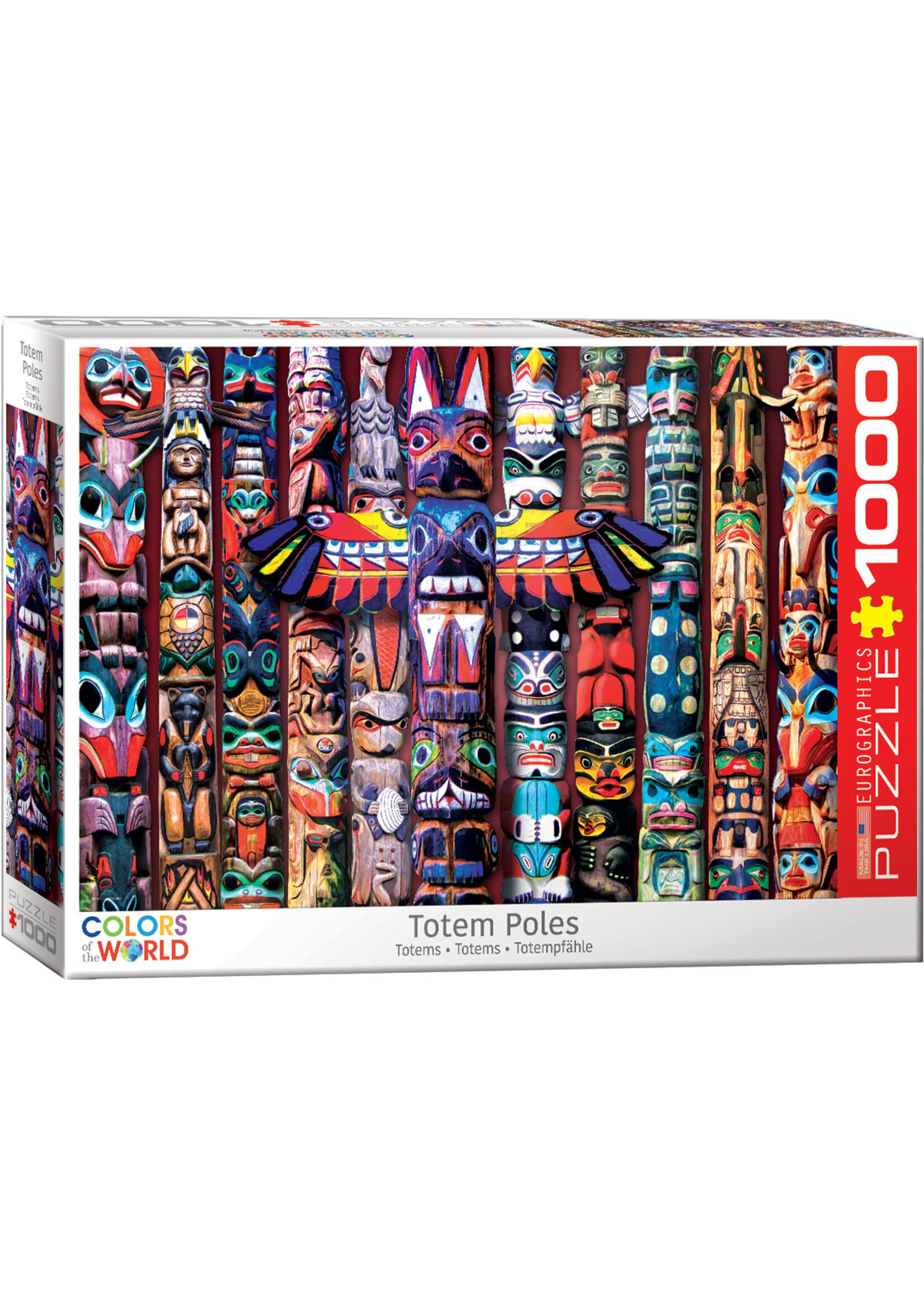 Eurographics Totem Poles - 1000 Piece Puzzle