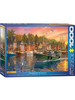 Eurographics Harbour Sunset - 1000 Piece Puzzle
