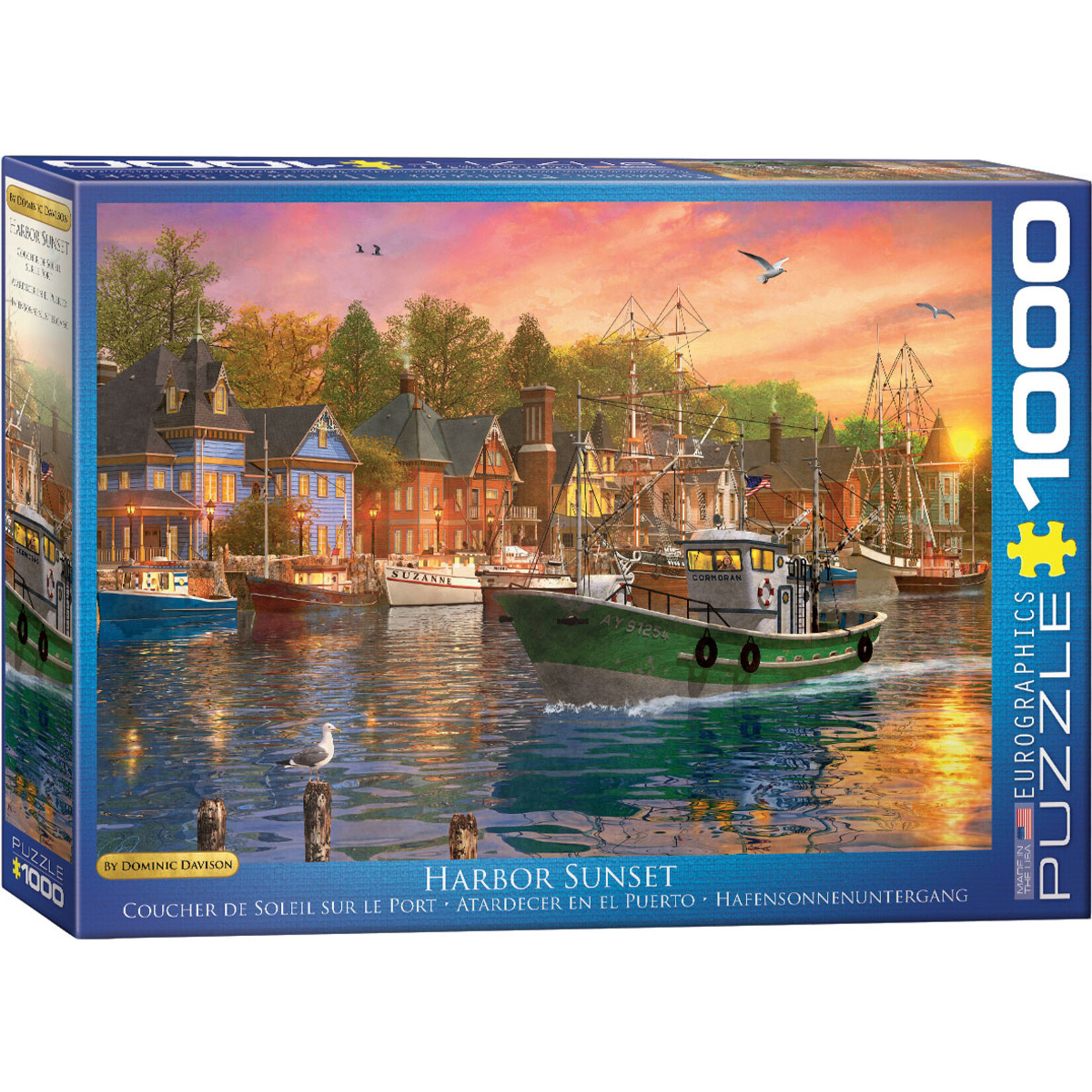 Eurographics Harbour Sunset - 1000 Piece Puzzle