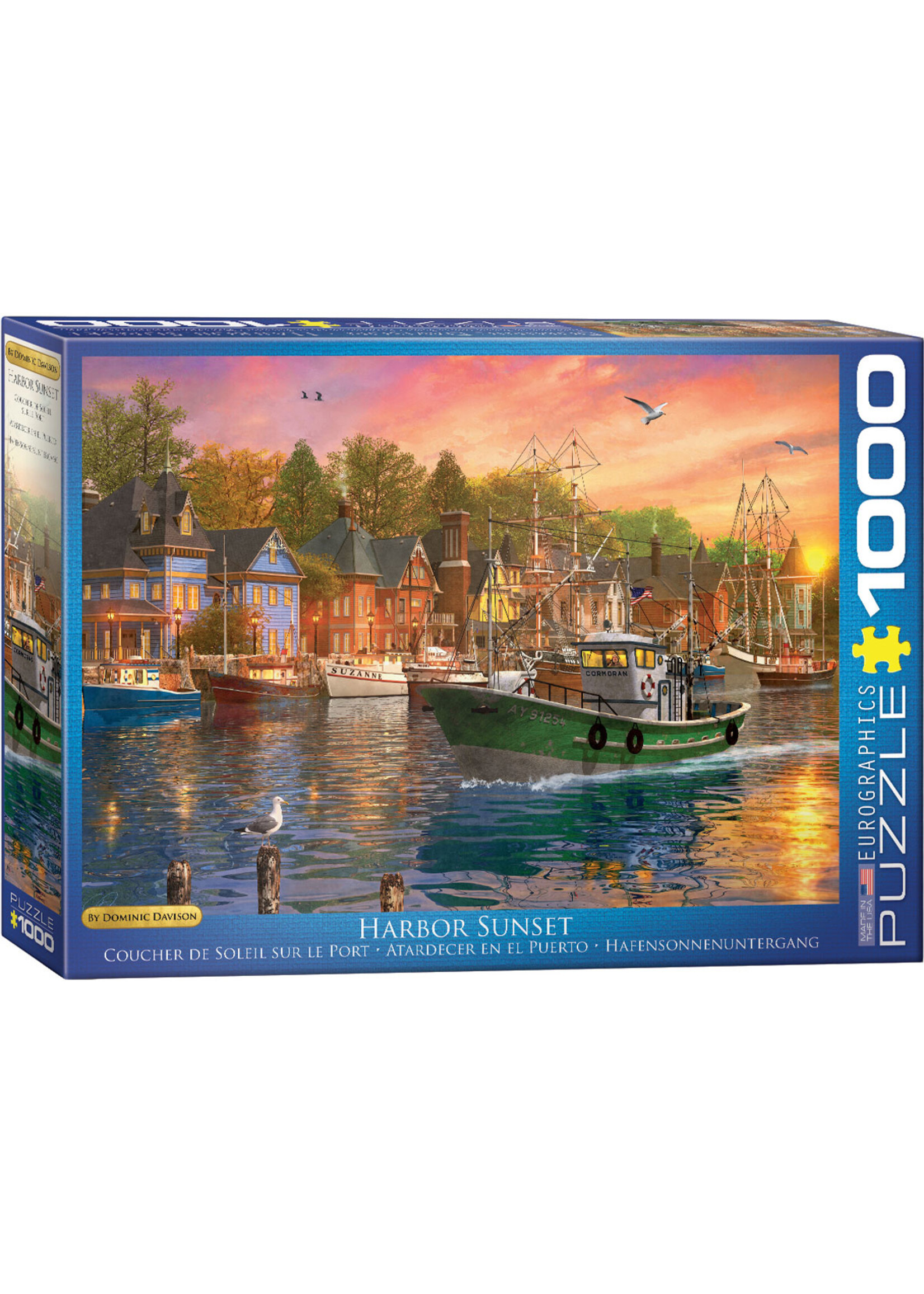 Eurographics Harbour Sunset - 1000 Piece Puzzle