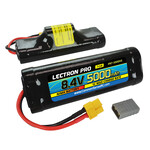 Common Sense RC N7-5000HX - 8.4V (7-cell) 5000mAh Hump Pack with XT60 Connector + CSRC Adapter