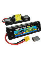 Common Sense RC N7-5000HX - 8.4V (7-cell) 5000mAh Hump Pack with XT60 Connector + CSRC Adapter
