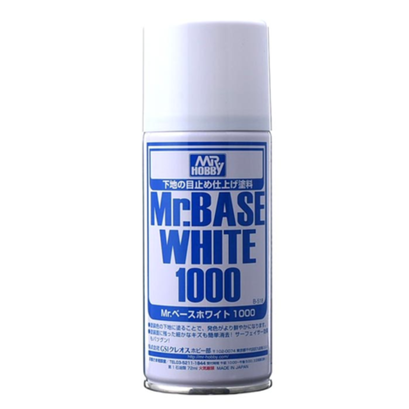 Mr. Hobby B518 - Mr. Base White 1000 Spray Can