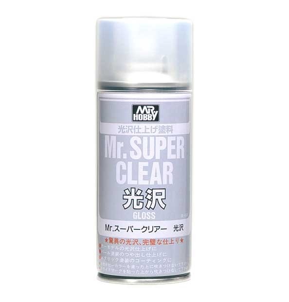 Mr. Super Clear Gloss Spray (170 ml) / Gloss varnish in aerosol B-513 Gunze  Лаки with delivery all over Ukraine
