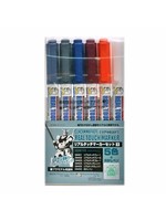 Mr. Hobby GMS112 - Real Touch Marker Set 1 (6 Pack)