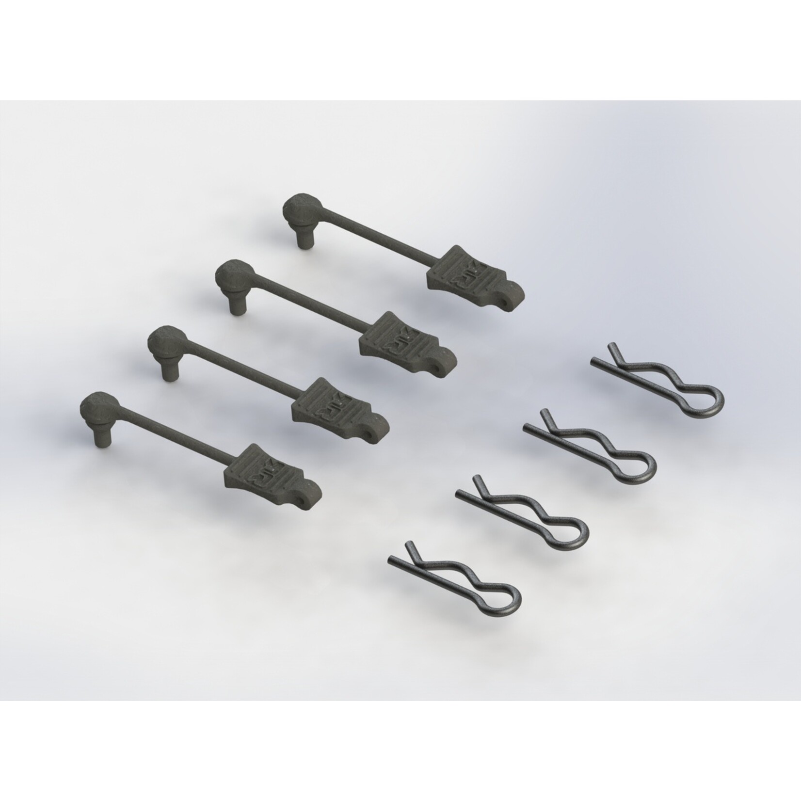 Arrma AR390178 - Body Clip Retainer 1/8 Scale (4)