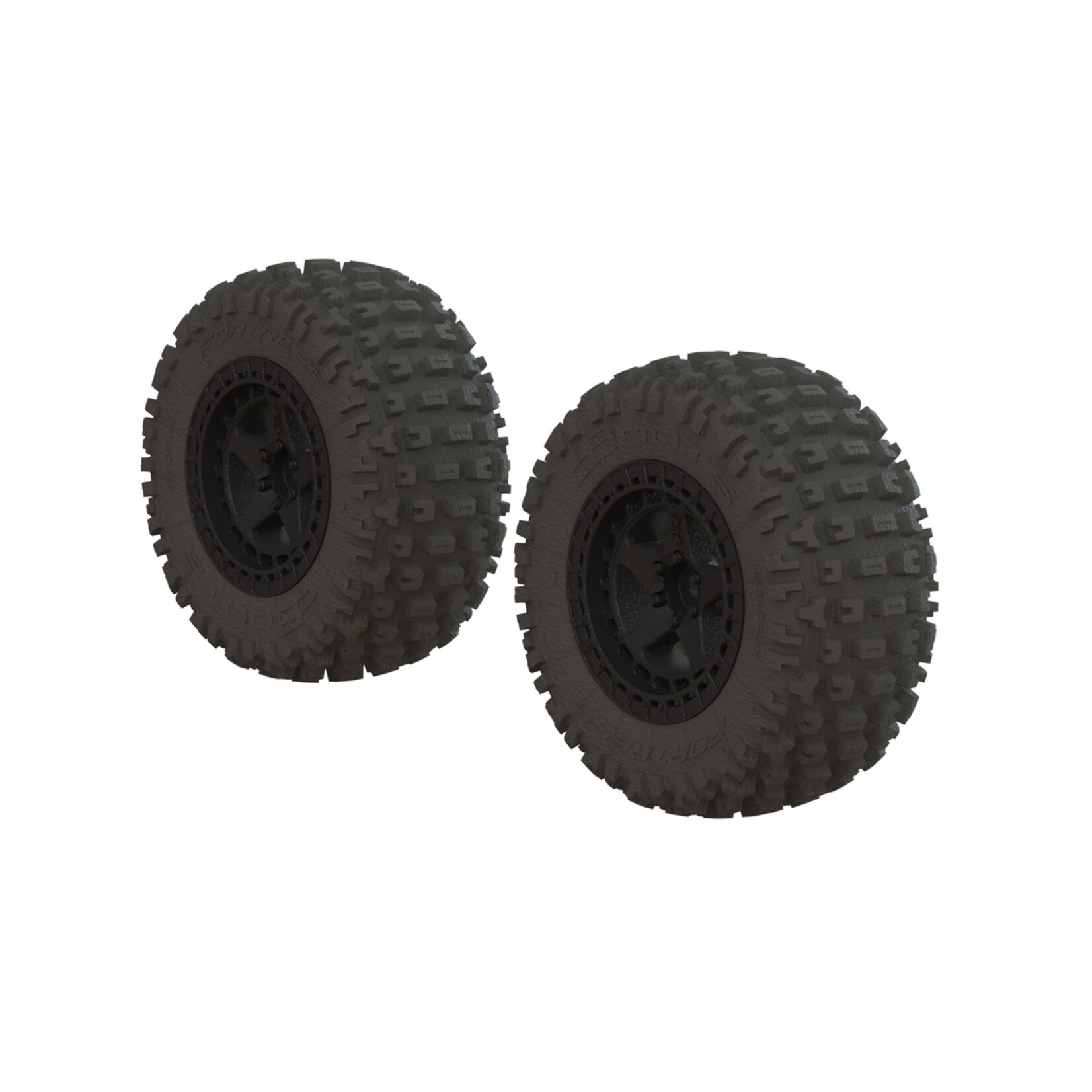 Arrma AR550042 - dBoots FORTRESS SC Tire Set Glued - Black