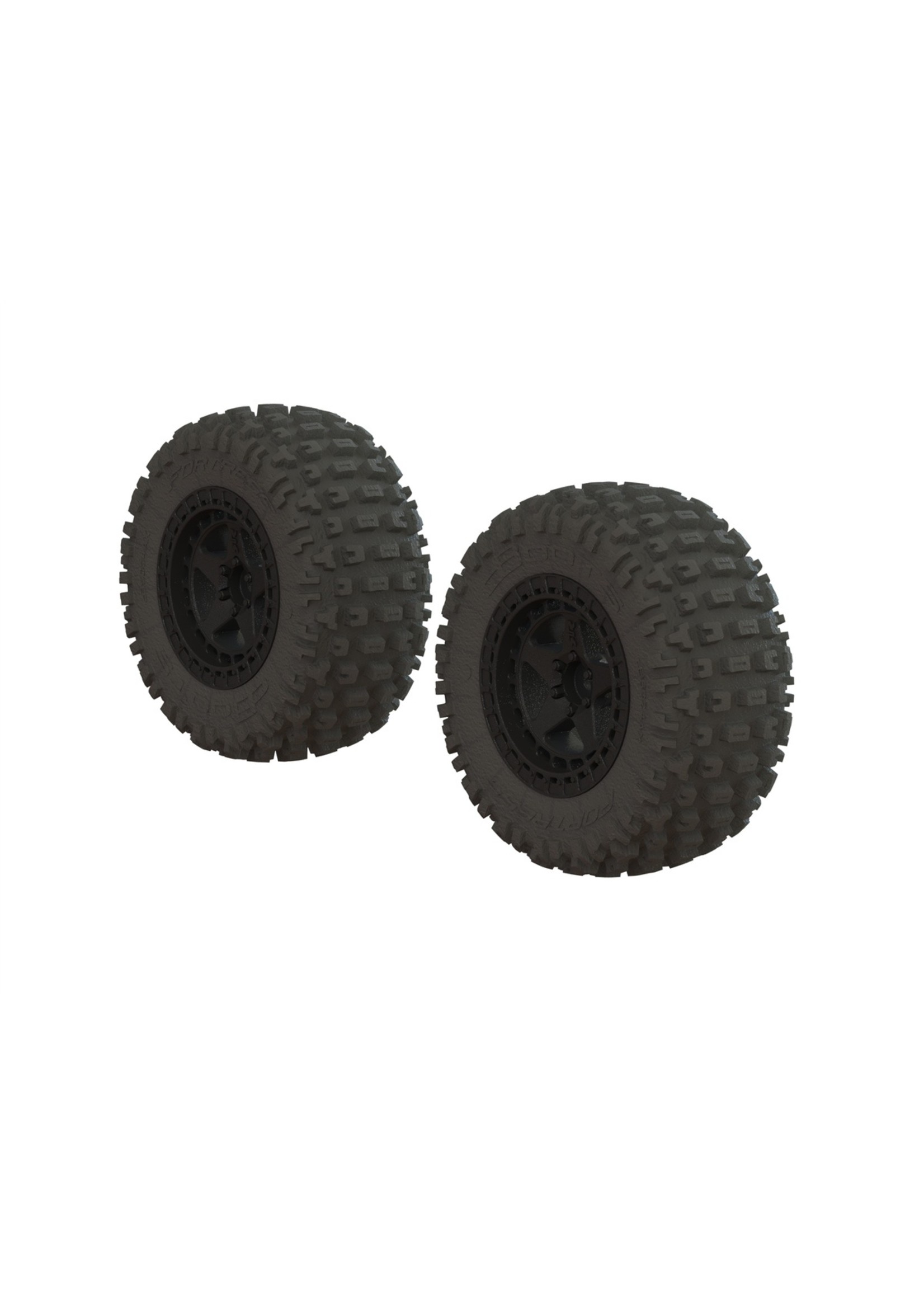 Arrma AR550042 - dBoots FORTRESS SC Tire Set Glued - Black
