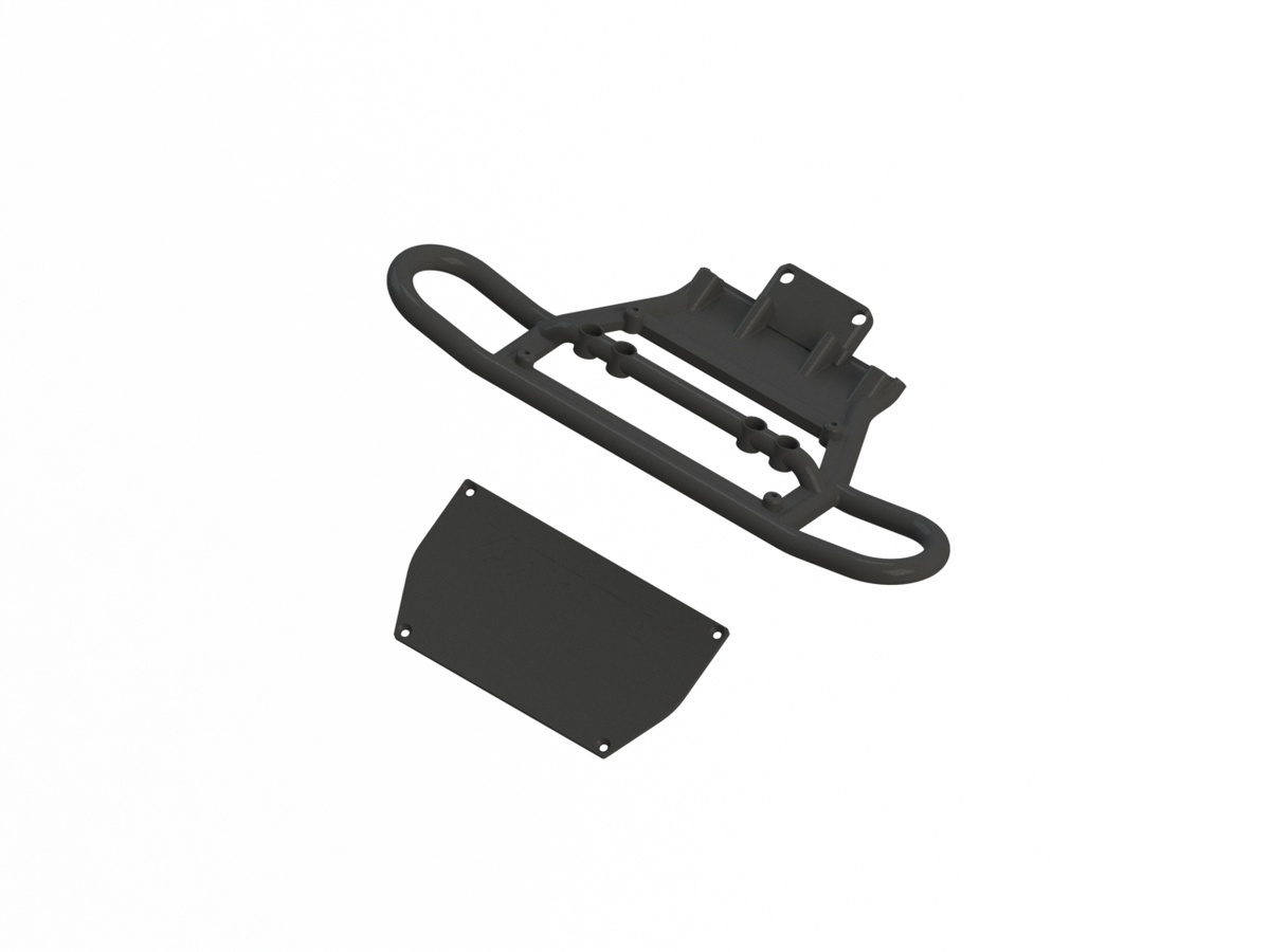 AR320321 SC Front Bumper Plate Set Hub Hobby