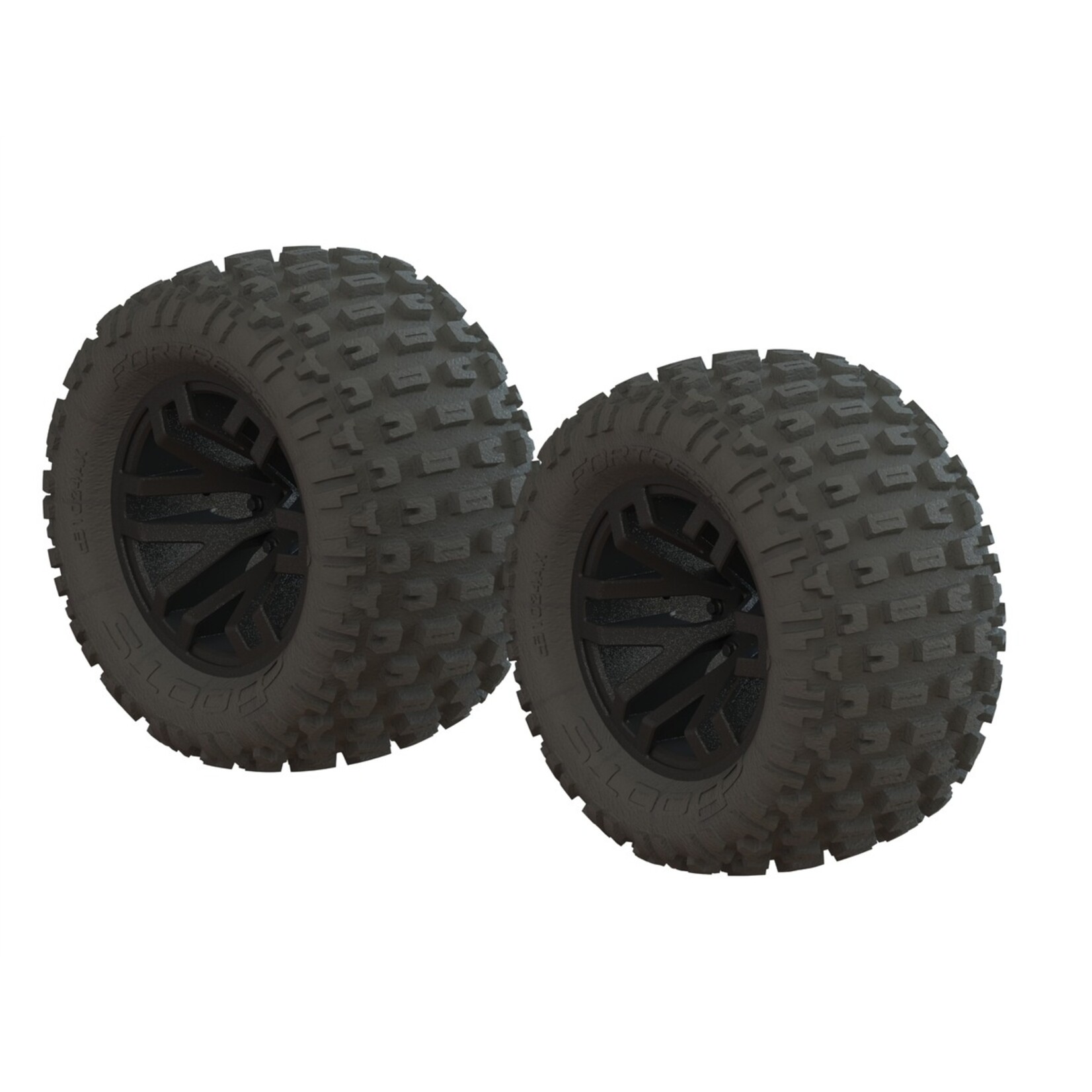 Arrma AR550044 - dBoots FORTRESS MT Tire Set Glued - Black