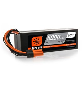 Spektrum SPMX50003S50H3 - 11.1V 5000mAh 3S 50C Smart Hardcase LiPo Battery: IC3