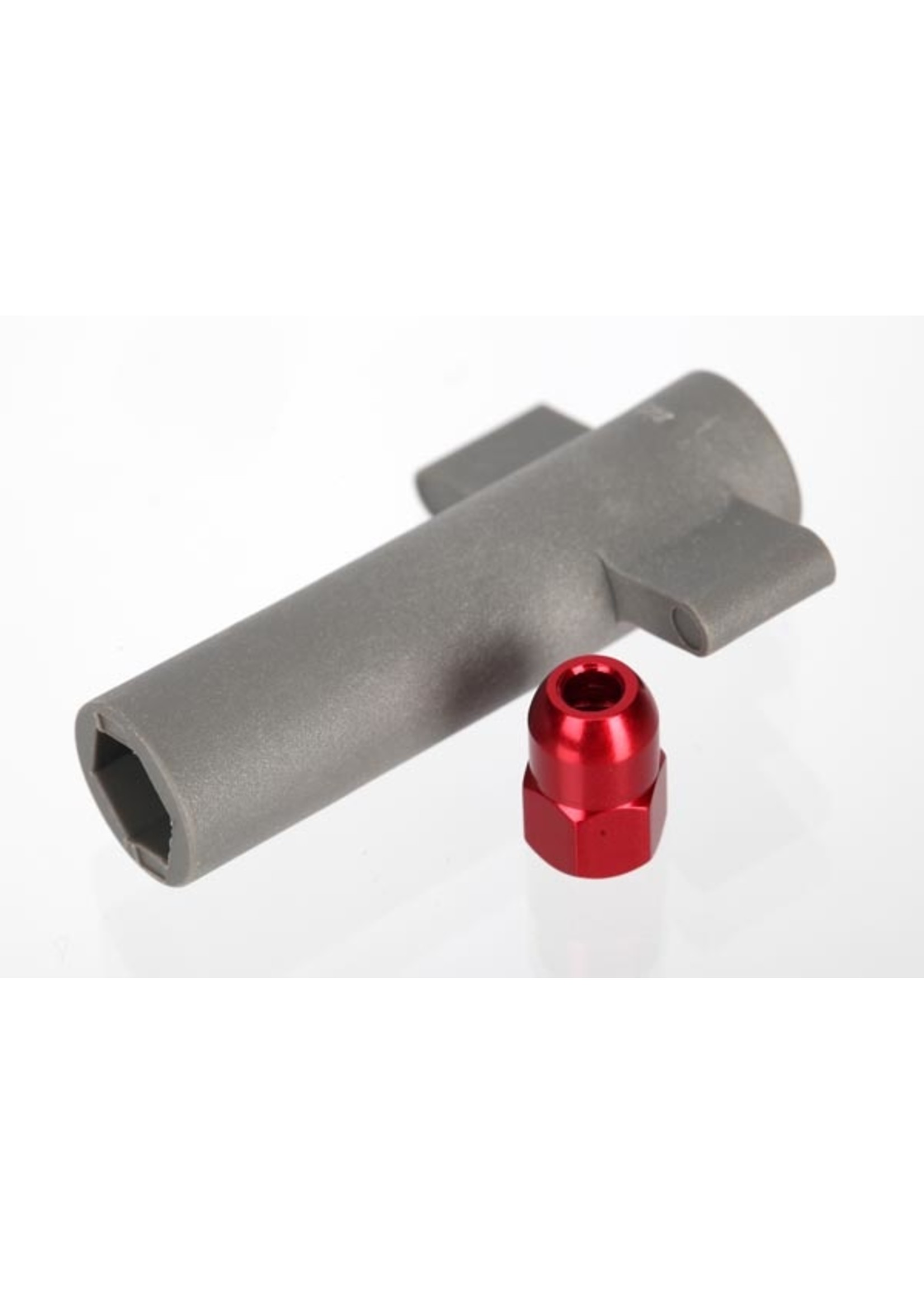 Traxxas 5526R - Aluminum Antenna Crimp Nut - Red