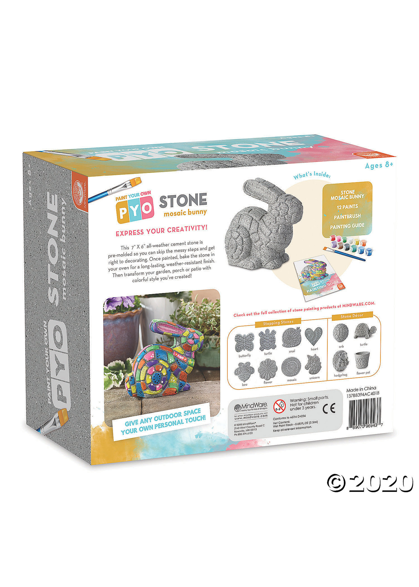 MindWare Paint Your Own Stone: Mosaic Flower Pot