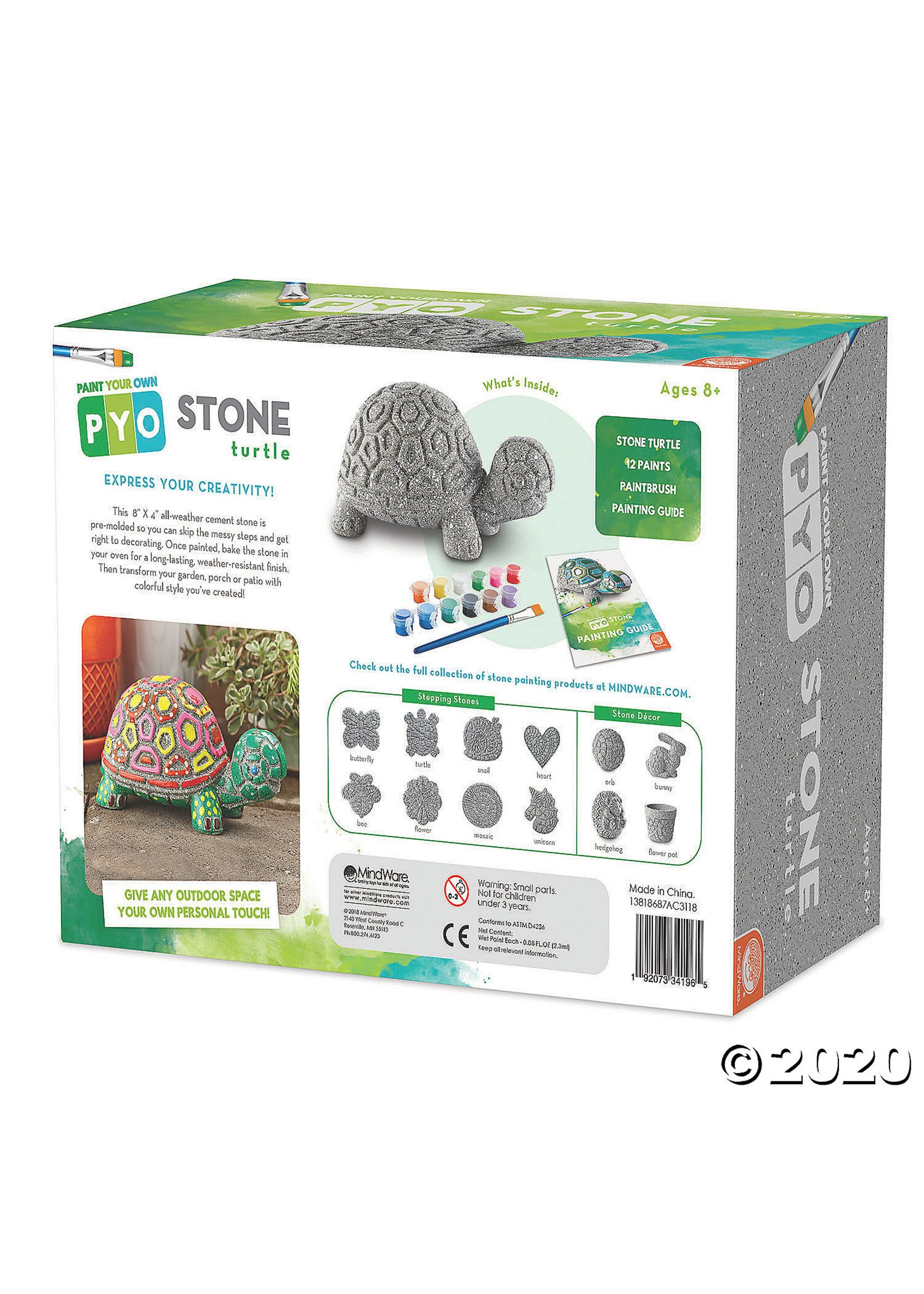 Mindware Paint Your Own: Stone Turtle