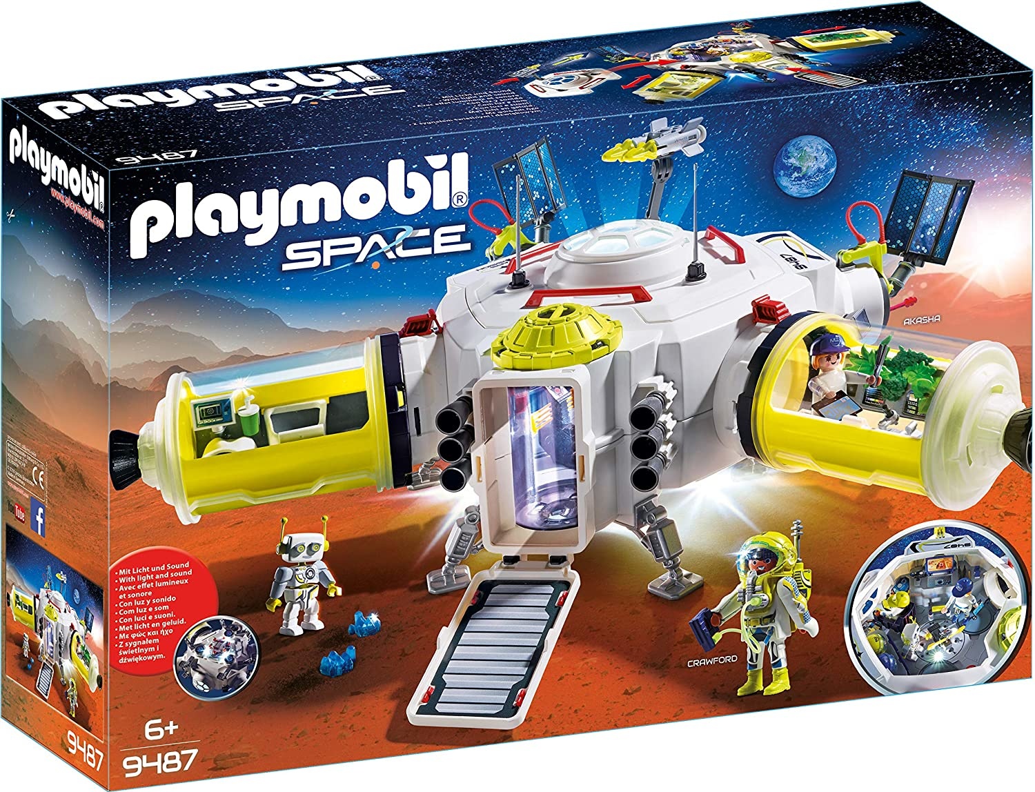 playmobil space station 9487