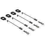 Arrma ARA390294 - Body Clip Retainers 1/5 Scale - Black