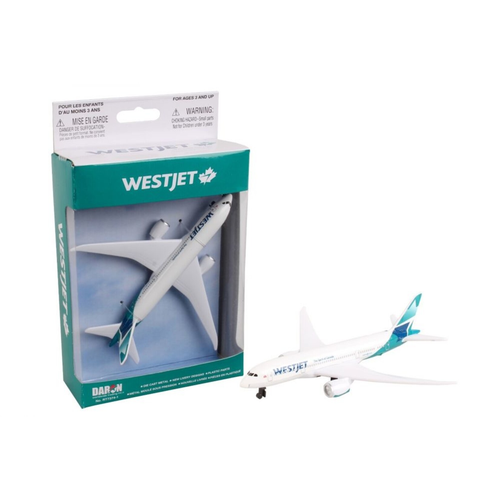 Daron WestJet - New Livery - Single Plane