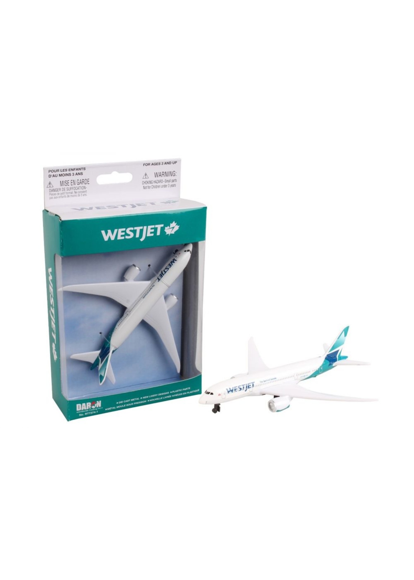 Daron WestJet - New Livery - Single Plane