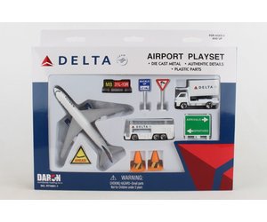 Delta Airlines 12 Piece Playset Daron RT4991 