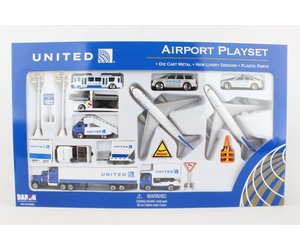 united airlines airport playset