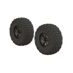 Arrma AR550043 - dBoots Fortress SC Tire Set Glued - Black Chrome