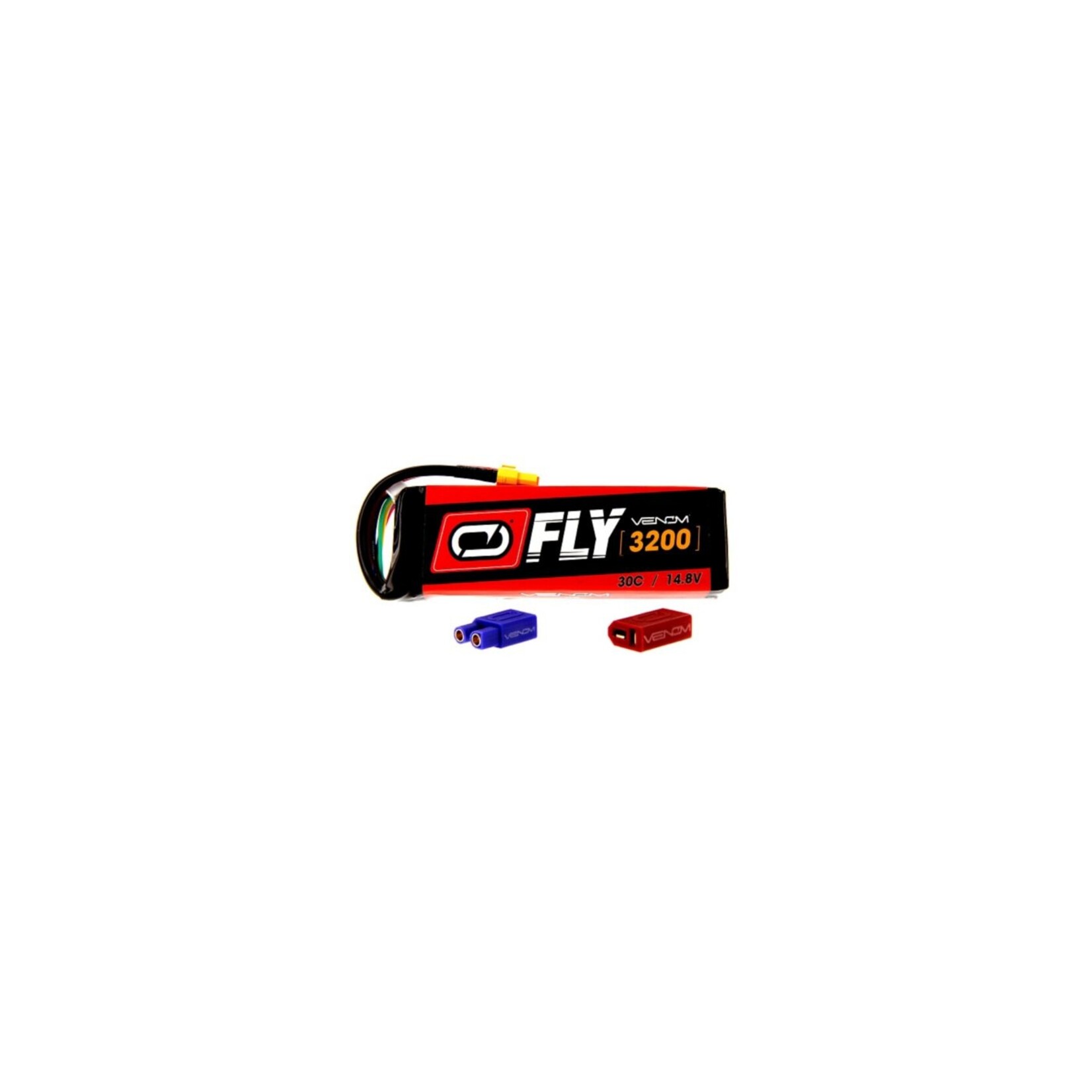Venom Racing VNR25013 - 14.8V 3200mAh 4S 30C FLY LiPo Battery: UNI 2.0 Plug