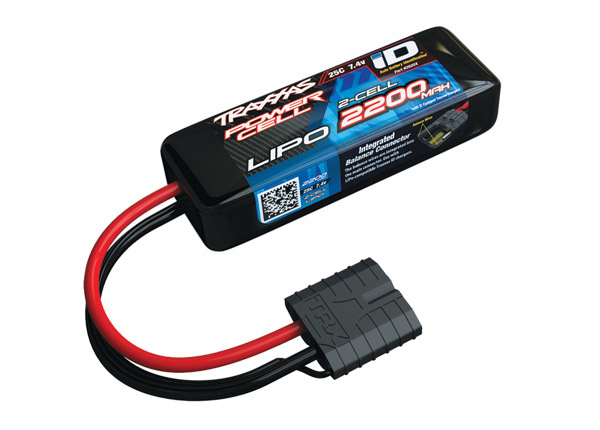 Traxxas 2820X - 2200mAh 7.4V 2-Cell 25C LiPo Battery - Hub Hobby