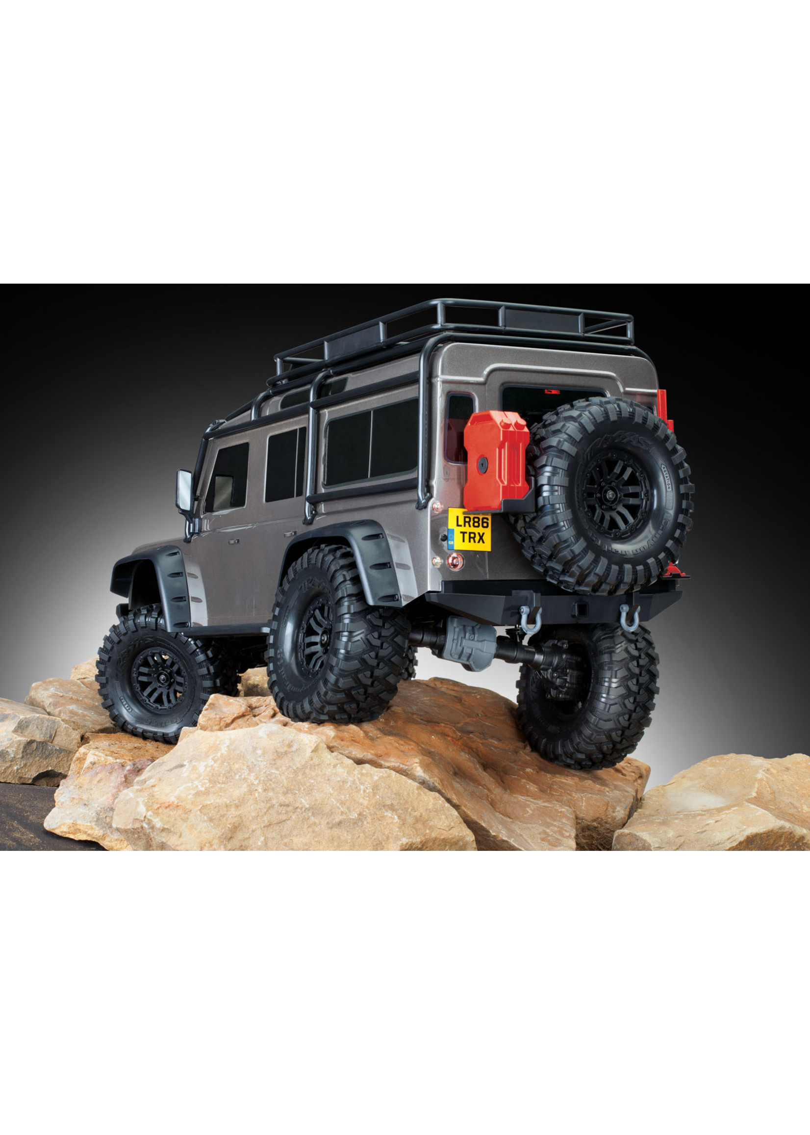 82056-4 - 1/10 TRX-4 Defender RTR Scale and Trail Crawler - Silver - Hub  Hobby