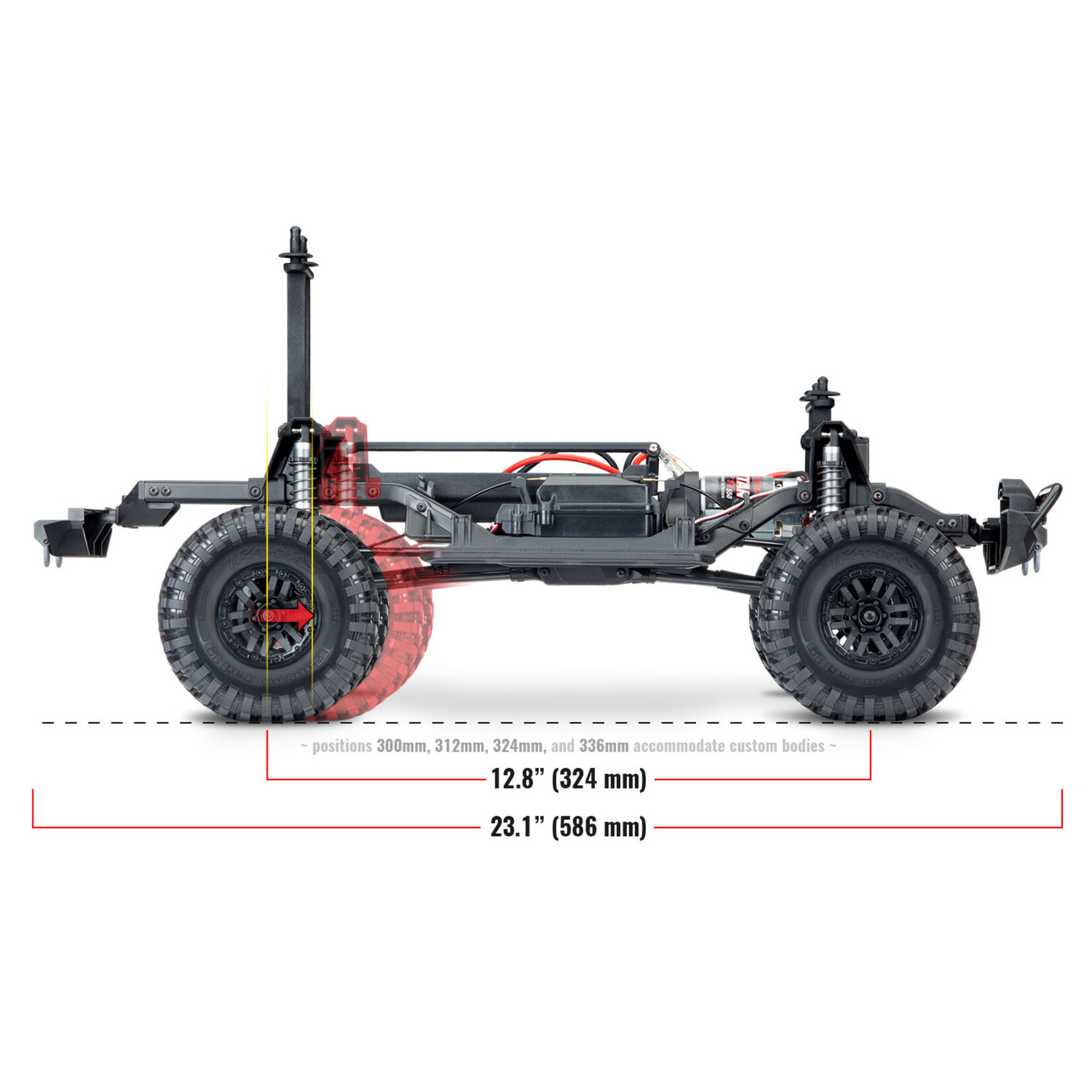 82056-4 - 1/10 TRX-4 Defender RTR Scale and Trail Crawler