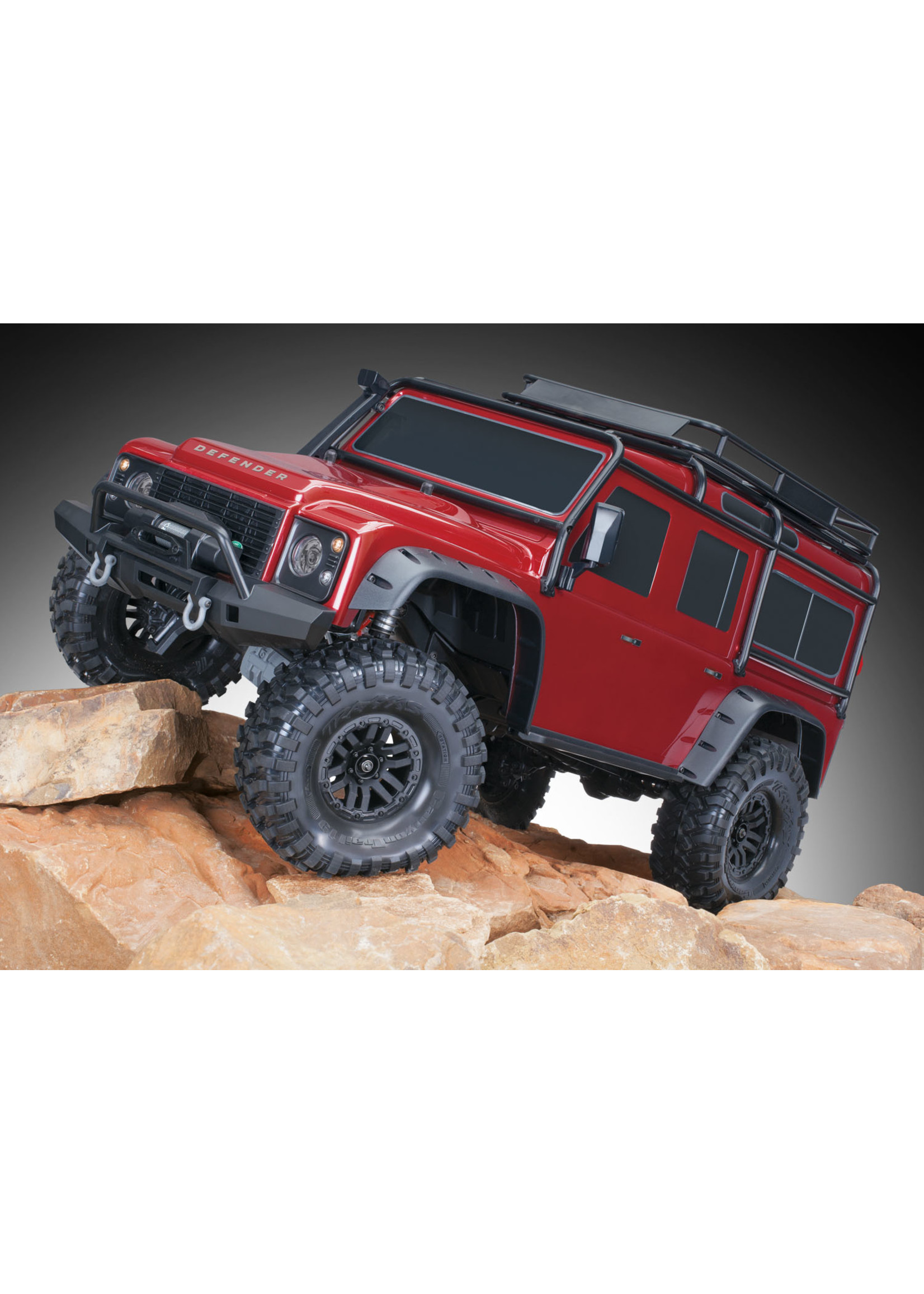 Traxxas 1/10 TRX-4 Defender RTR Scale and Trail Crawler - Red