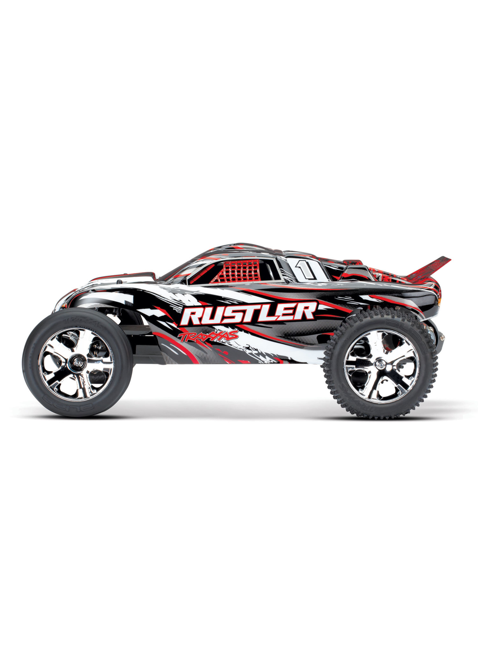 Traxxas 1/10 Rustler XL-5 2WD RTR Stadium Truck - Red
