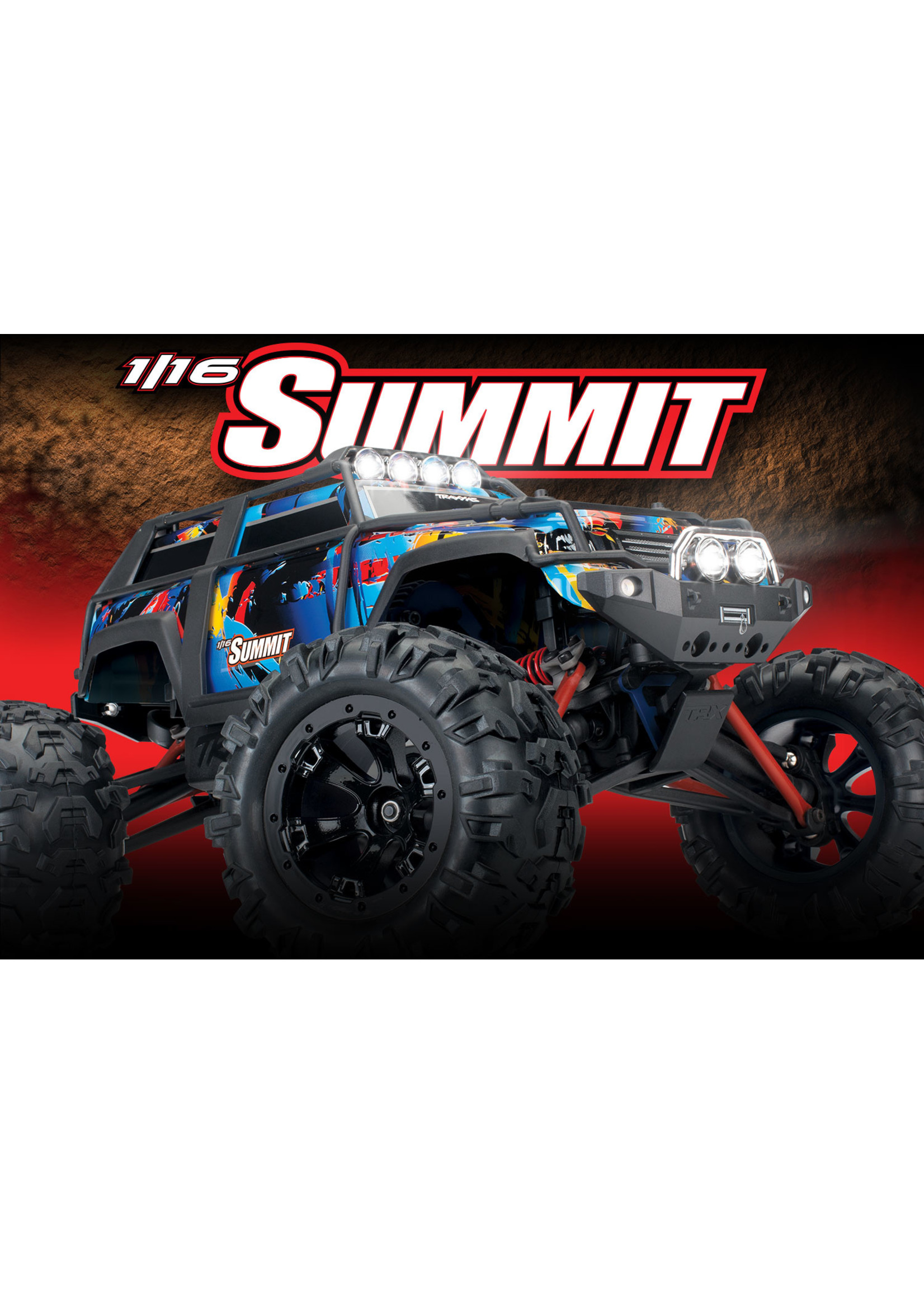 Traxxas 1/16 Summit 4WD RTR Extreme Terrain Monster Truck
