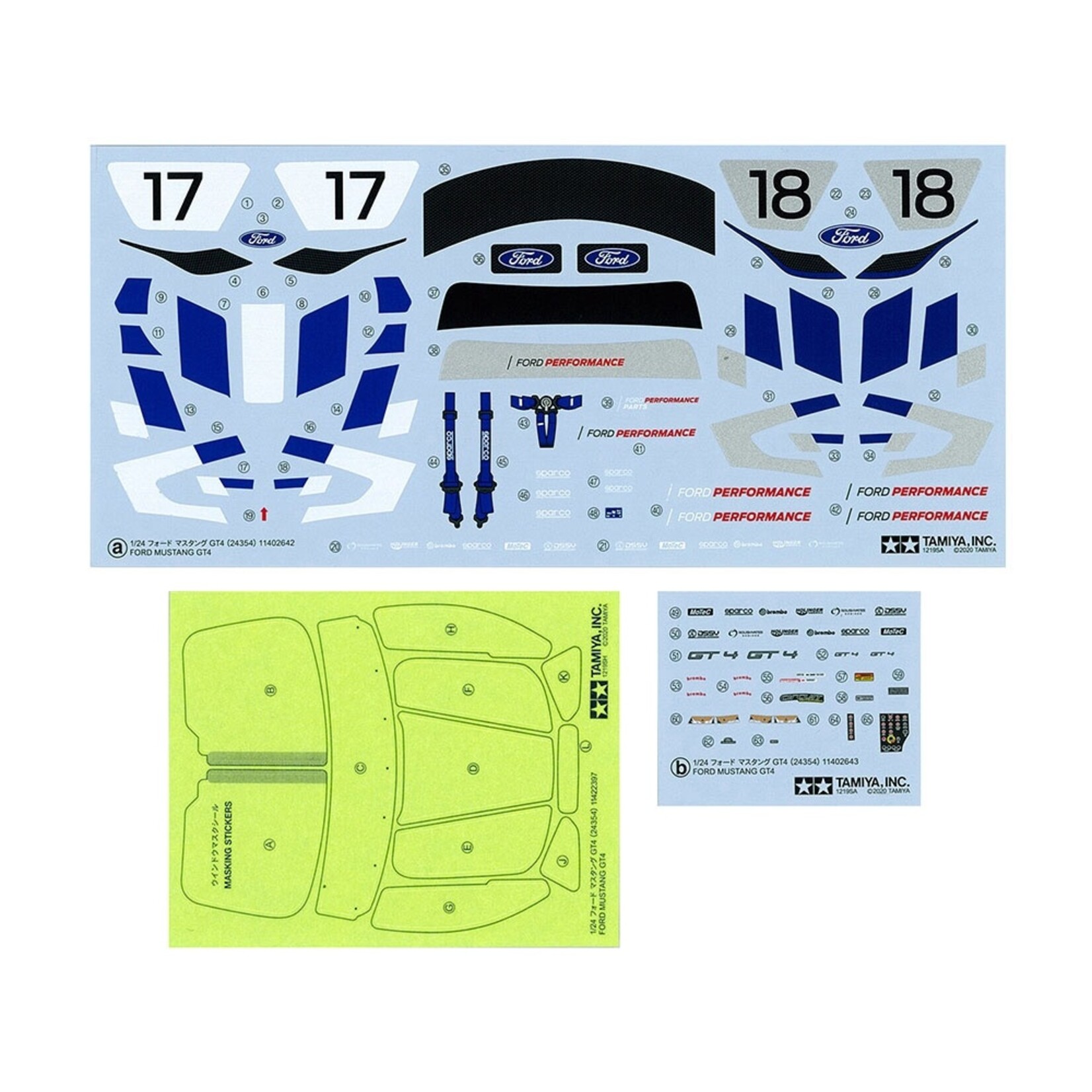Tamiya 24354 - 1/24 Ford Mustang GT4