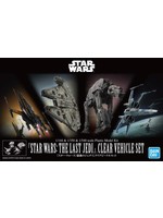 Bandai Star Wars - The Last Jedi - Clear Vehicle Set