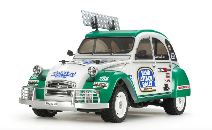 タミヤ　電動ラジコン　1/10 シトロエン2CV チャールストン　M05シャーシ 58670 - 1/10 Citroen 2 CV Rally Kit - M-05Ra Chassis - Hub Hobby