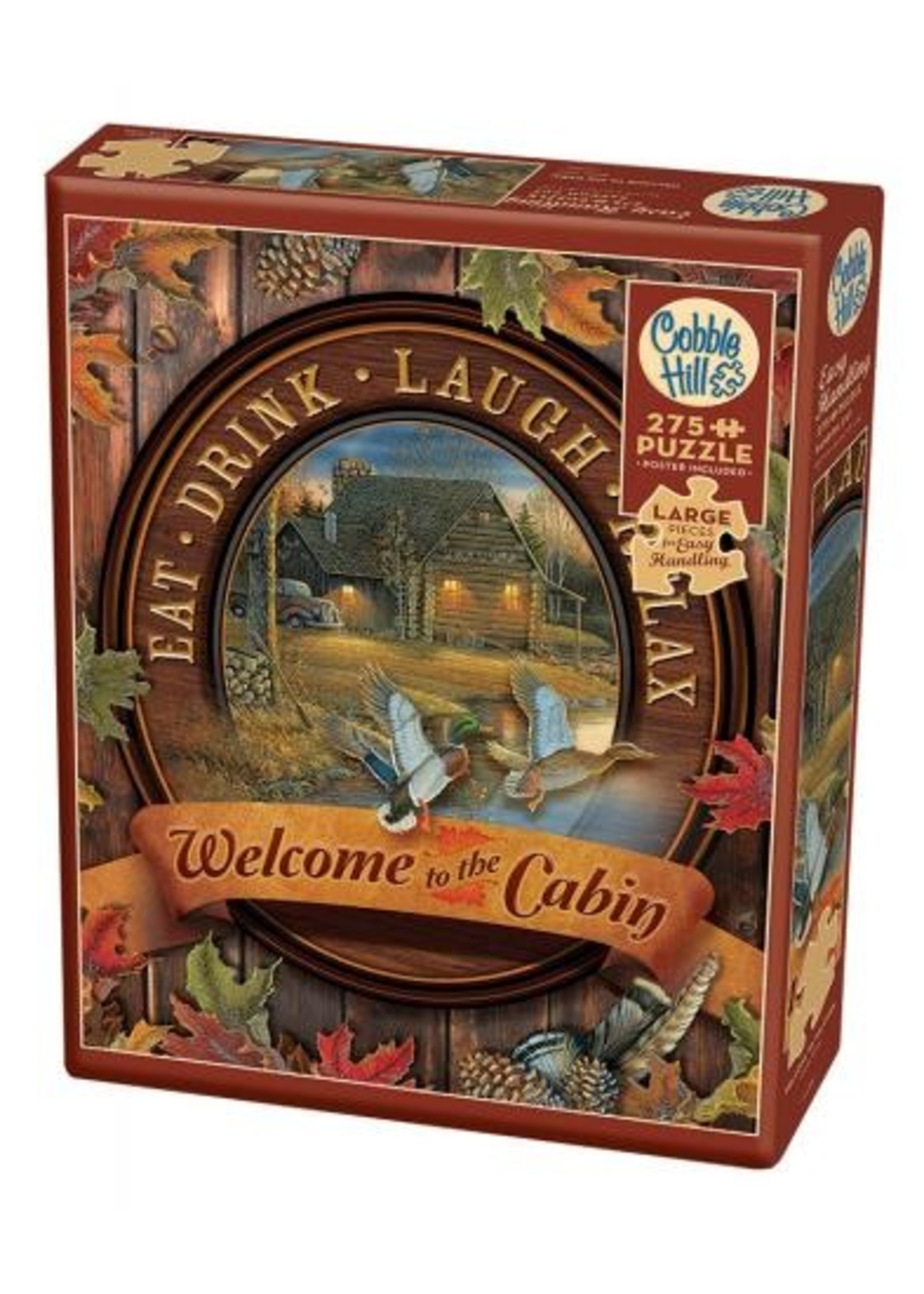 Cobble Hill Welcome to the Cabin - 275 Piece Puzzle