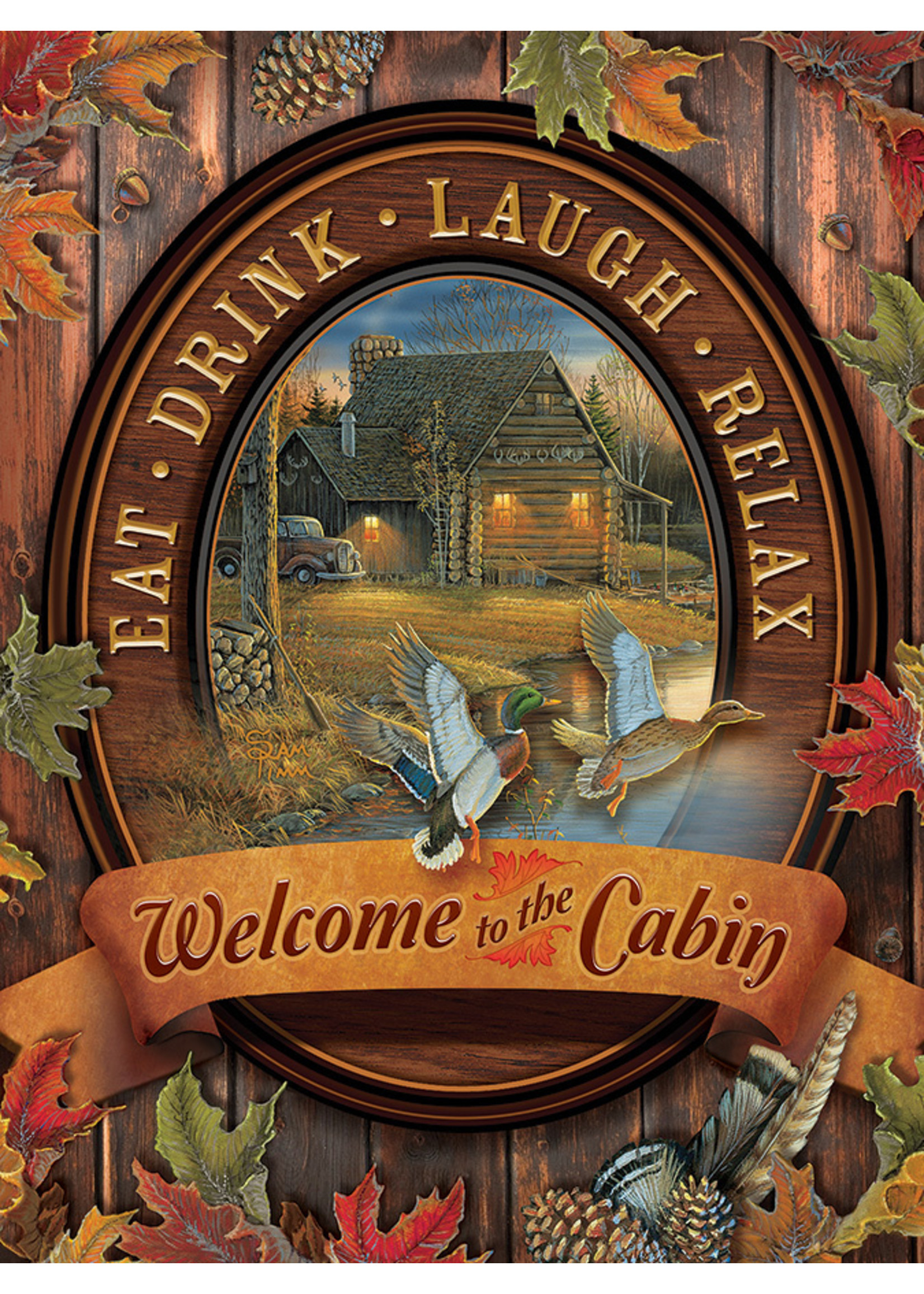 Cobble Hill Welcome to the Cabin - 275 Piece Puzzle