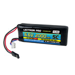 Common Sense RC 2S2000-RXF - 6.6V 2000mAh 5C LiFe Receiver Flat Pack Battery with Servo Connector