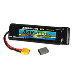 Common Sense RC N7-3000FX - NiMH 8.4V (7-cell) 3000mAh Flat Pack with XT60 Connector + CSRC Adapter