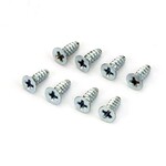 Dubro 2296 -  Flat Head Self-Tap Screws, 3 x 8mm