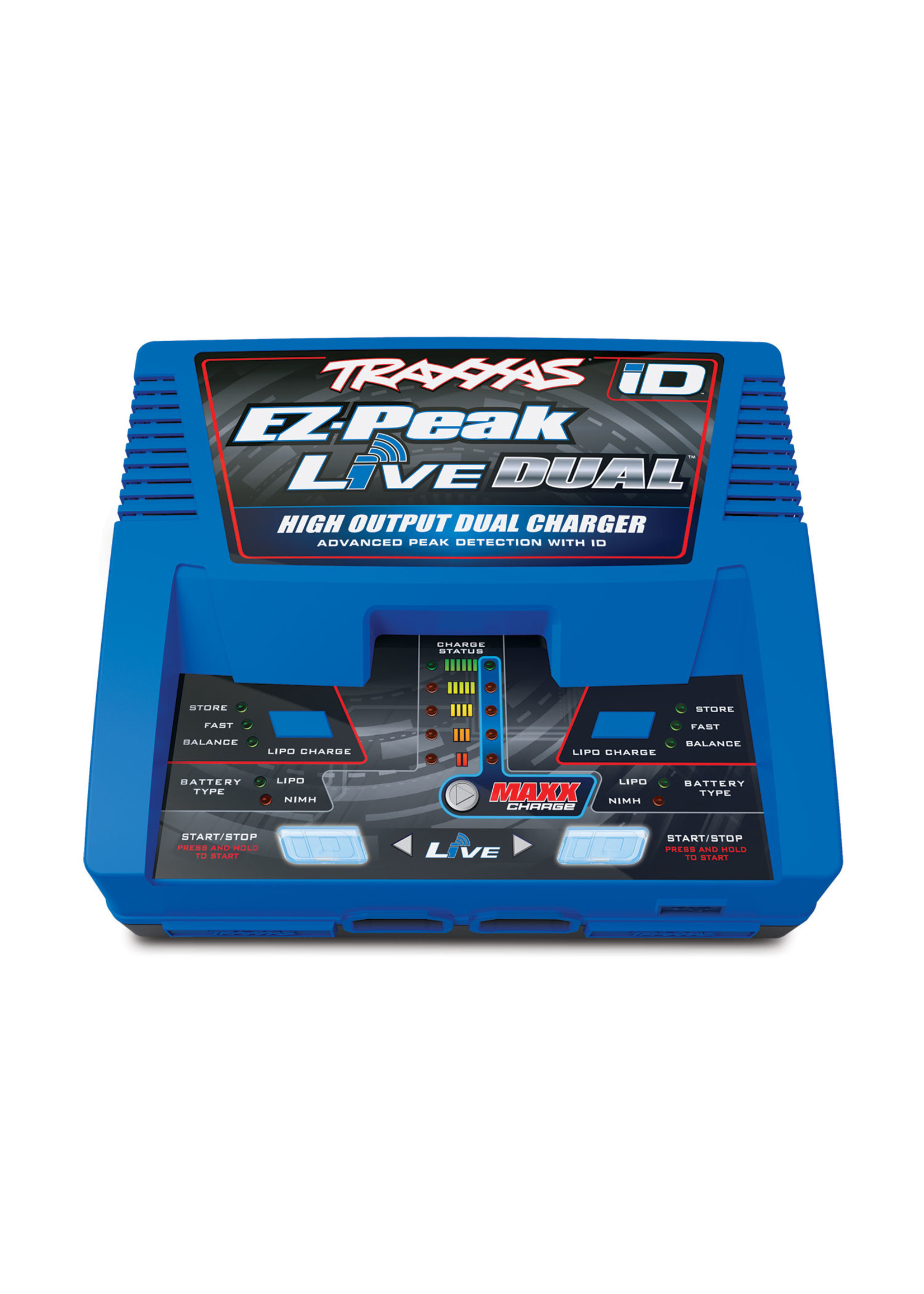 Traxxas 2973 - EZ-Peak® Live Dual 26+ amp NiMH/LiPo Fast Charger with iD®