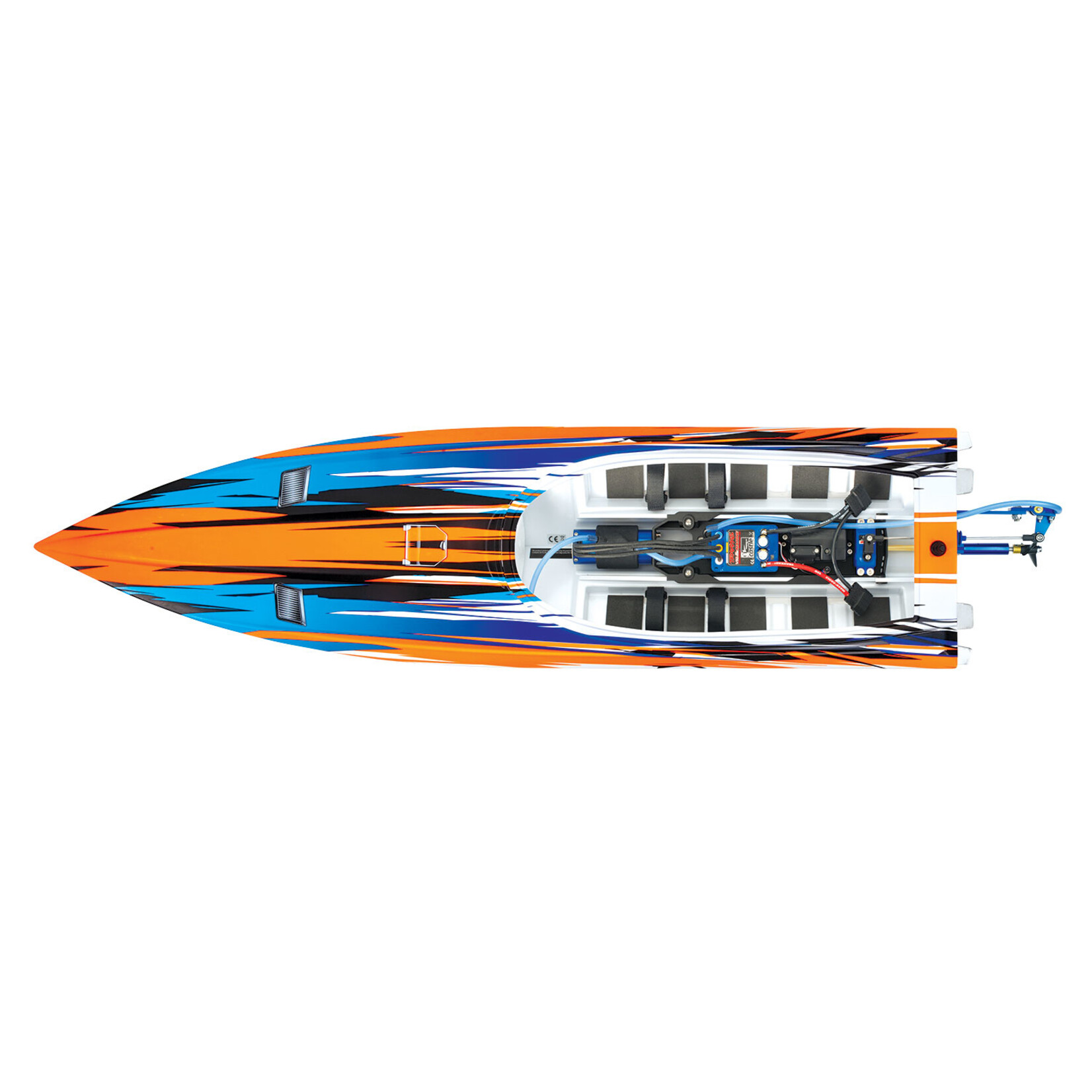 Traxxas Spartan 36" Deep-V RTR Brushless Race Boat - Orange