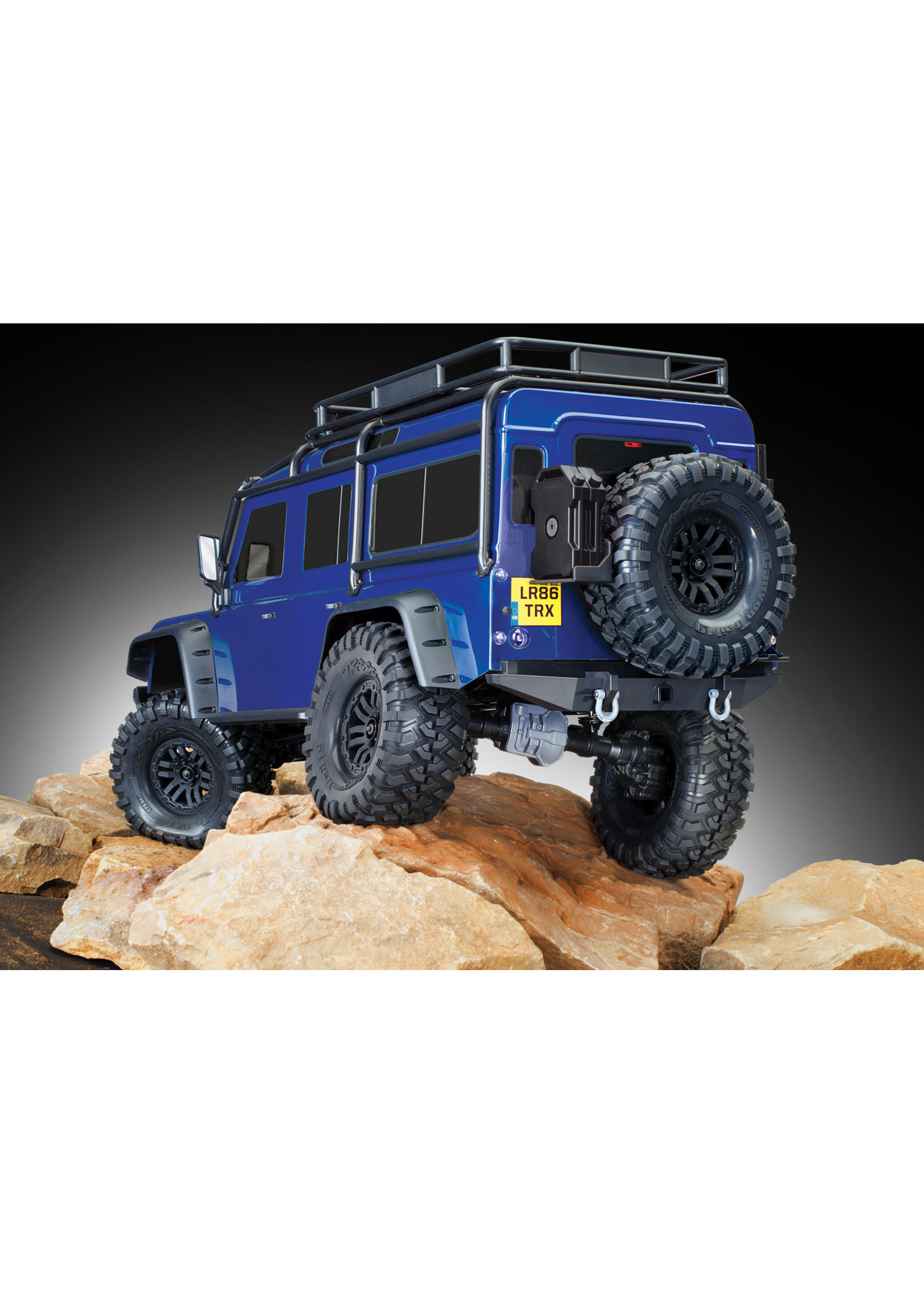 Traxxas 1/10 TRX-4 Defender RTR Scale and Trail Crawler - Blue