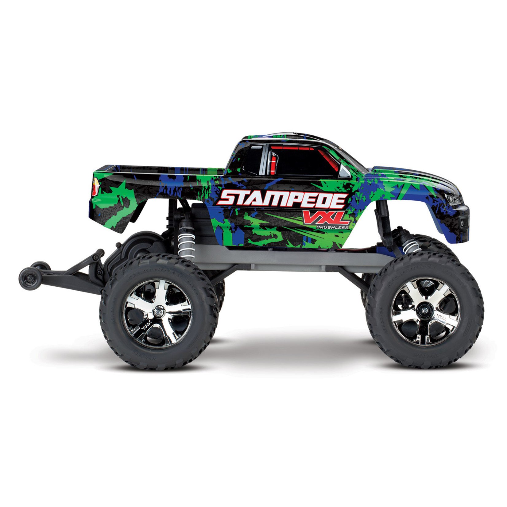 Traxxas 1/10 Stampede VXL Brushless RTR 2WD Monster Truck - Green