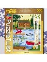 Puzzle Twist Cabin Life - 500 Piece Puzzle