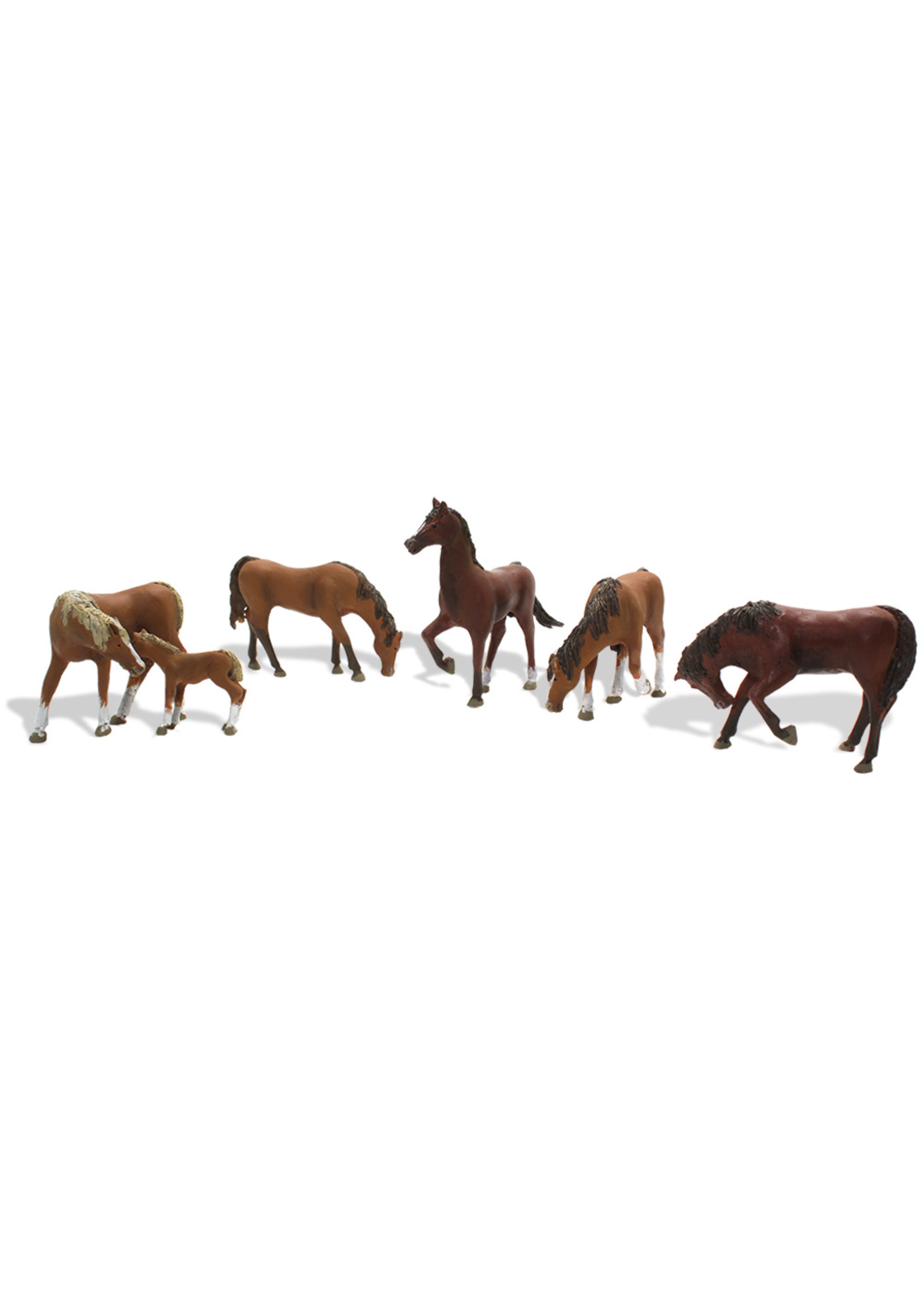 Woodland Scenics A1842 - Chestnut Horses