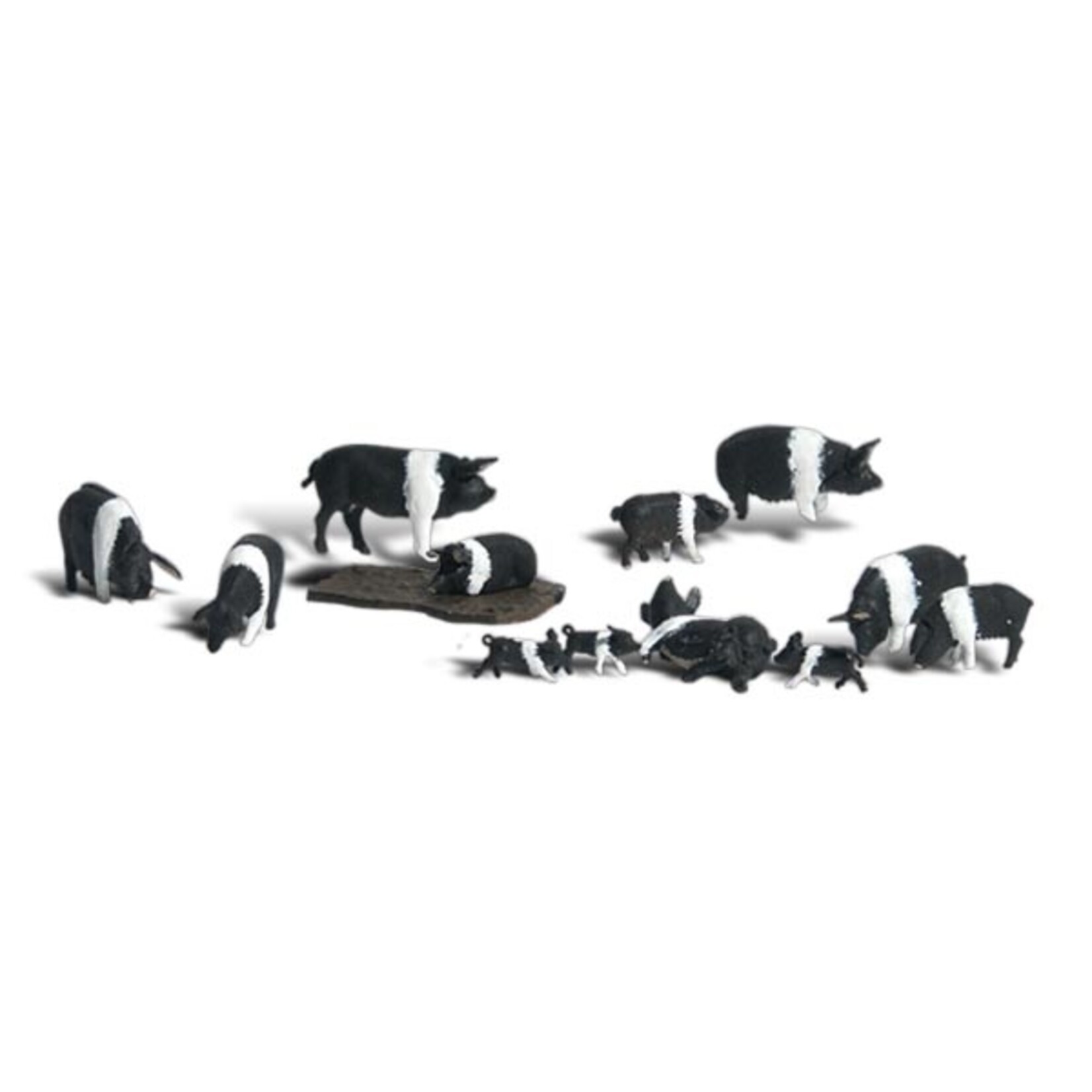 Woodland Scenics A1864 - Hampshire Pigs