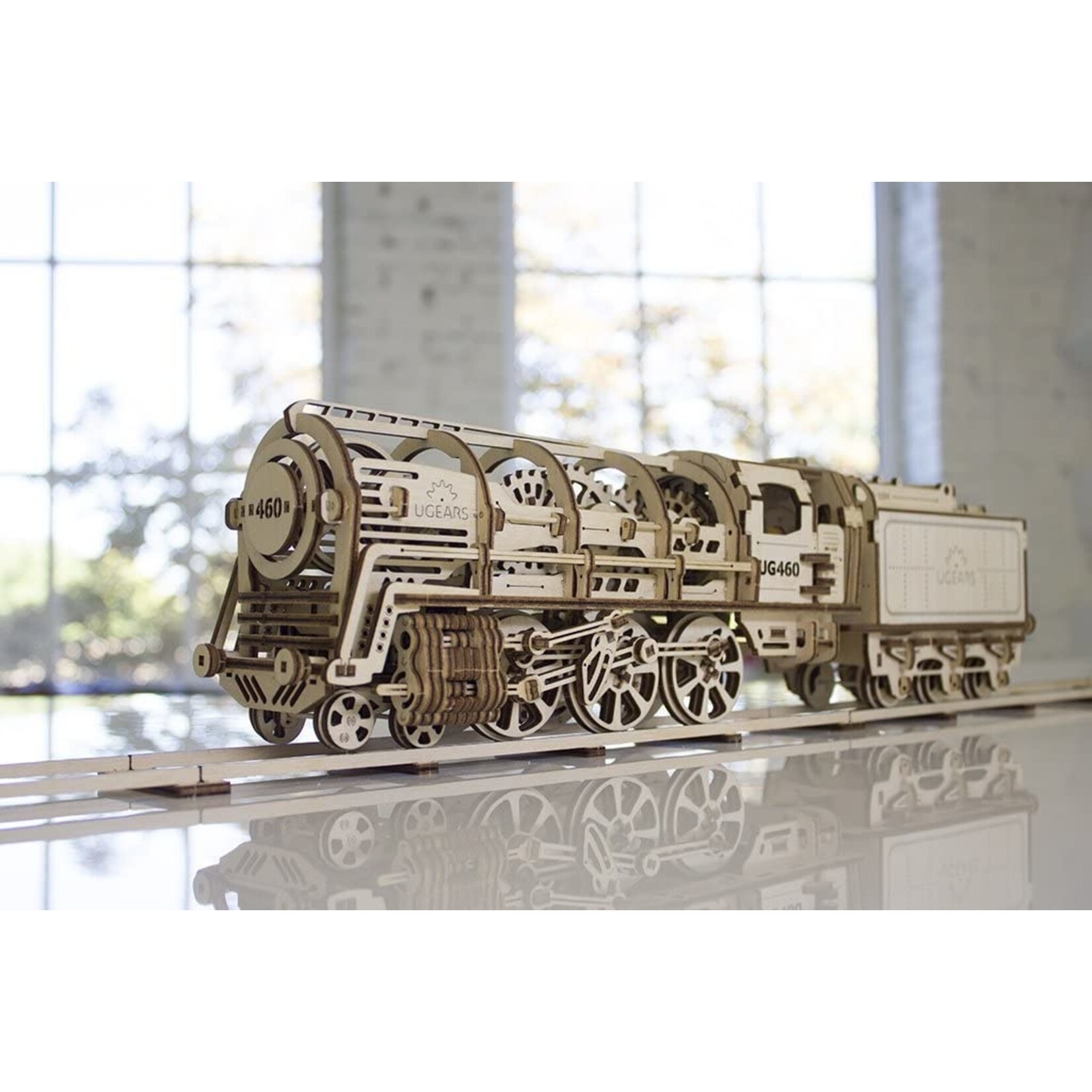 UGears 460 Locomotive with Tender