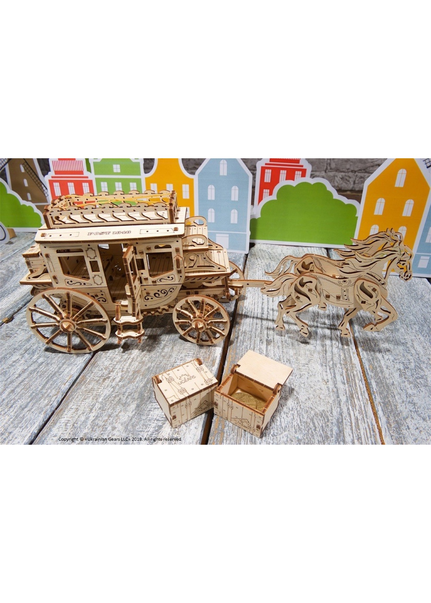 UGears Stagecoach