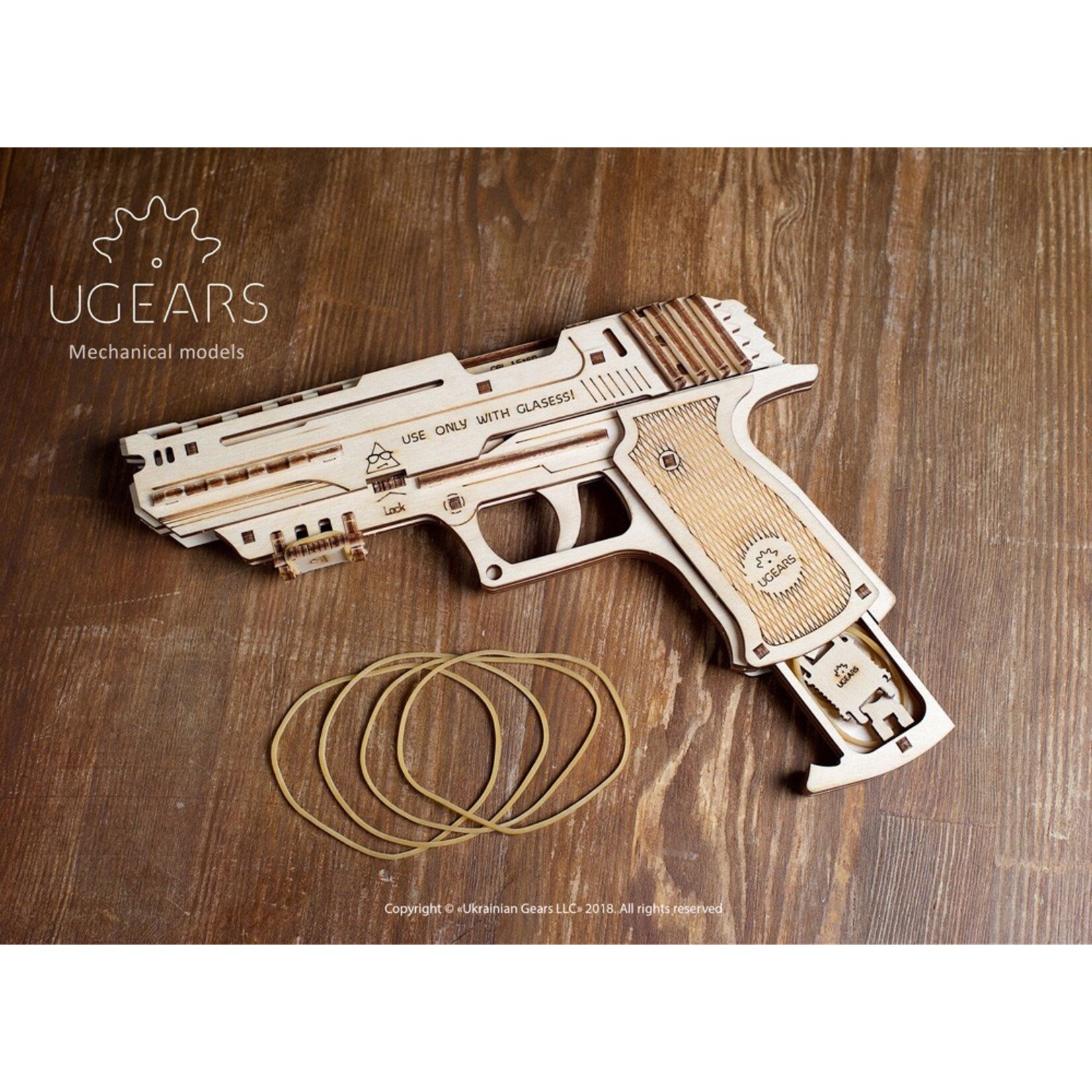 UGears Wolf-01 Handgun